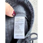 James Perse Elastic Waist Drawstring Tapered Leg Pants Blue Women's Sz 3 / Large Photo 4
