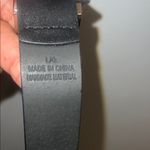 Black Women’s Wester Style Belt with Silver Buckle 38” Photo 5