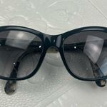 Diane Von Furstenberg  Women’s Cat Eye Sunglasses Black Frame Gradient Lenses Photo 6
