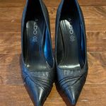 ALDO  Heels Black Pointed Toe Stilleto size 7 Photo 0