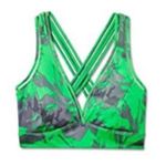 JoyLab  V-Neck Island Print Abstract Strappy‎ Padded Sports Bra Women’s XS Photo 2