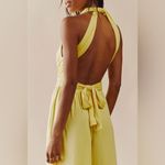 Free People beach Dani Convertible Open-Back One-Piece in citron yellow size S Photo 1