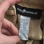 Sag Harbor  Tan Women's Pants Stretch Waist Pleated Work Office Classic Capsule Photo 6