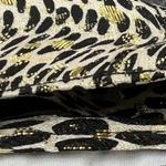 Vintage George Gross Metallic Gold Black & White Patterned Dress Animal Print Multiple Size 8 Photo 4