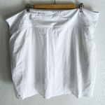 Athleta  Run With It Skort White Sz 3X Tennis Skirt Photo 4