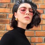 Gold hoop earrings thick gold hoop earrings gold open hoop earrings Photo 3