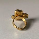 Gold Ring With Three Stones Photo 3