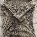 Tumi Peruvian Baby Alpaca & Wool Blend Marled Gray Shawl Collar Open Front Cardigan, size S Photo 12