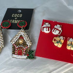 Coco + Carmen NWT Christmas Holiday pierced earrings lot Photo 0