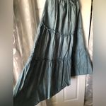 Zenana Elegant Tiered Full A-line voluminous maxi Skirt elastic waist size M Photo 6