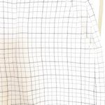 Joie Womens Shorts Sz 4 High Waist Dressy Plaid Ivory Career Work Wear Corporate Photo 5