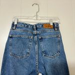 Sézane  Denim High Rise Straight Leg Jeans Vintage Blue Rigid Cotton Size 27 Photo 7