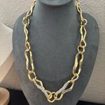 Alexis Bittar New  Gold and Silver Chain Necklace Photo 7