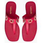 Larroudé Milan Slide Cushioned Sandal (Women), Scarlett Red, Size 8/9, NWT Red Photo 2