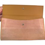 Gucci Vintage Pink Suede Leather Wallet Photo 1