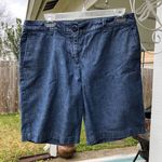 Loft Ann Taylor  Blue Jean Shorts 8 Photo 0