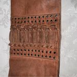 CIVICO 9 Cognac Brown Genuine Leather Cross Photo 6