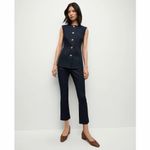 Veronica Beard NEW Jessup Denim Vest Dark Oxford Photo 1