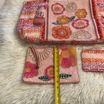 America & Beyond Embellished Tote (NWT with two pouches brand new with Pink Photo 7