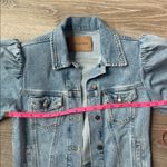 Retrofete Ada Puffed Shoulder Denim Jacket XS Blue Photo 8