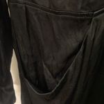 Reformation Black Satin Midi Dress Photo 2