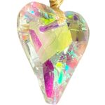 Free People Ariana Ost Wray Necklace NWT Crystal Layered Heart Bohemian Beaded Photo 1