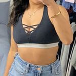 Gilly Hicks Charcoal Gray Halter Bralette Photo 0