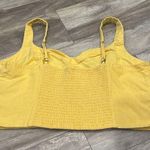 Abercrombie & Fitch  A&F Linen Crop Tank Top Photo 2