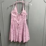 For Love & Lemons Carmela Mini Dress Sz XS Pink Lace HOCO Flirty Soft Girl NEW Photo 2