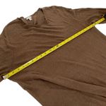 J. Jill Brown Linen Blend 3/4 Sleeve Midi layering tunic Relaxed Fit XL knit Photo 8