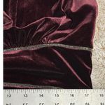 OLEG CASSINI Velvet Gown Sheath Dress Wine Embellished Keyhole Size18 Sleeveless Size 18 Photo 9