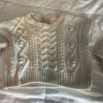 Urban Outfitters Cable Knit Cropped Sweater Photo 0