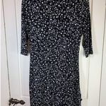 Krimson Klover Dark Floral Knit Dress Womens Small Pocket Cinch Hiking Outdoorsy Black Photo 2