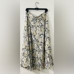 CHAPS Floral Pleated A-Line Skirt Photo 3
