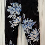 Calvin Klein Performance Black Floral Crops Size XL Photo 0
