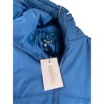 Missguided Misguided blue long puffer coat Tall LL square quilted puffer coat size 2 womens Photo 2