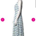 Christian LaCroix  Blue and White Patterned Dress Photo 10