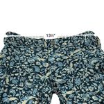 Free People Blue & Cream Floral Print Cropped Mid Rise Pants Sz 0 NEW Photo 8