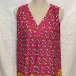 Violet+Claire 71 Violet and Clare Pink Orange Floral Flowy Tank Size Large Photo 0