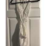 Peppermayo  White Lace Tie Cut Out Dress Photo 4