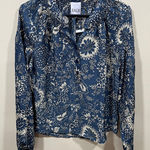 Raga NWOT   PAISLEY BUTTON DOWN SHIRT silky size small boho multicolored Photo 0