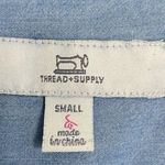 Thread and Supply raw hem denim dress sz S Photo 1