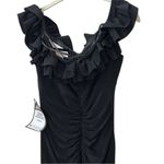 XScape Evenings Petite Ruthie Jersey Strapless Off Shoulder Ruffle Dress Size 12 Photo 7