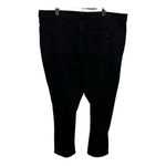 True Craft  Women's Plus 22W High Rise Straight Leg Distressed Black Jeans Photo 4