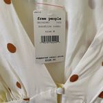 Free People NWT  Date Night Polka Dot Floral Mini Dress in Sunshine Combo - M Photo 2