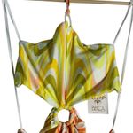 BECCA by Rebecca virtue Becca Margot Whirlpool Print Halter One Piece O-Ring Cut Out Swimsuit Size M Photo 4