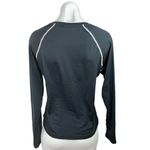 Terez  Black Crewneck Activewear Fitness Gym Yoga Long Sleeve Pullover Top Size S Photo 1