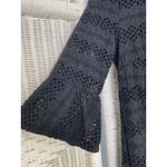 AllSaints Black Eyelet Lace Tunic Dress Missing Slip Layer Boho Gothic US 4 UK 8 Photo 1