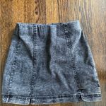 Garage Denim Black Denim Skirt Size XS Photo 2