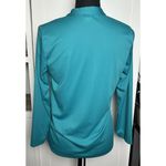 VINTAGE 60s 70s GIGI Women’s Blouse Shirt‎ Teal USA Long Sleeve Sz Small Photo 7